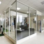 Противопожарная перегородка для магазина / серия FRM5548